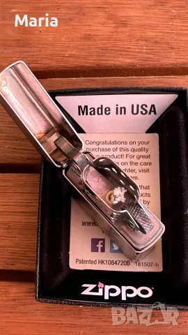 Чисто нова колекционерска запалка Zippo Vintage 1932-2012 Reissue, снимка 5 - Колекции - 55979493