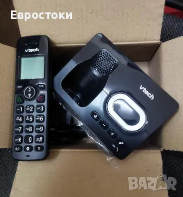 Безжичен телефон VTech CS2050 с телефонен секретар, стационарен DECT телефон, снимка 5 - Стационарни телефони и факсове - 48263235