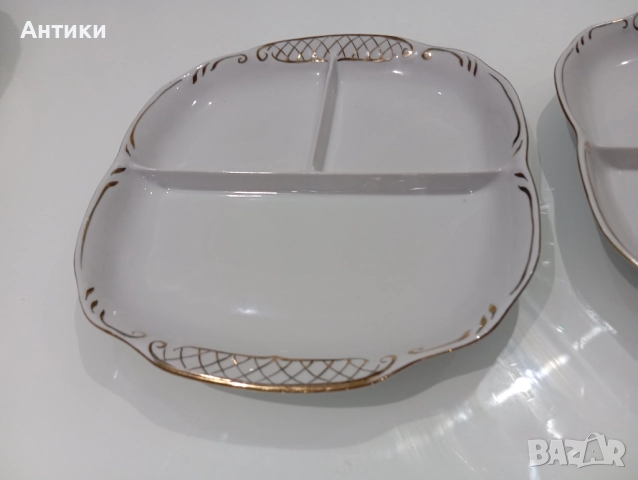 Порцеланови плата за сервиране маркирани, снимка 10 - Сервизи - 52642601