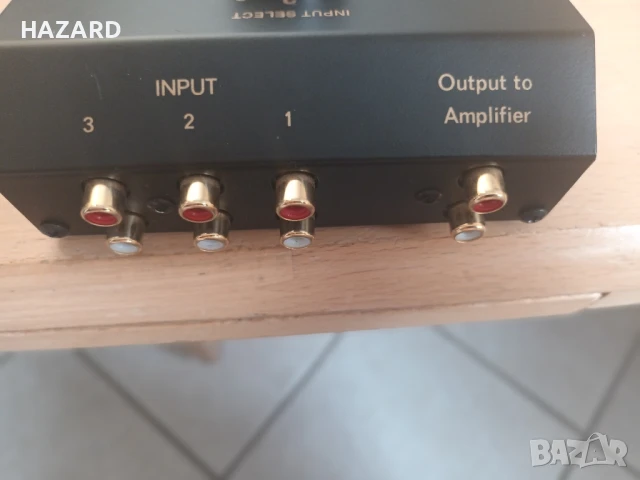 HQ 3-way audio input control, снимка 3 - Ресийвъри, усилватели, смесителни пултове - 50669714