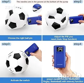 SUNTATOP Въздушна помпа Преносим електрически въздушен генератор, снимка 5 - Генератори - 48396445