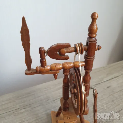 Малък дървен сувенирен чакрък, снимка 4 - Антикварни и старинни предмети - 49422778