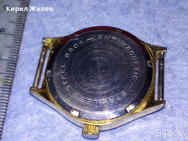 СТАР КРАСИВ РЯДЪК КОЛЕКЦИОНЕРСКИ ПОЗЛАТЕН НЕМСКИ МЕХАНИЧЕН ЧАСОВНИК ФУНКЦИОНИРАЩ 43931, снимка 4 - Антикварни и старинни предмети - 44771116