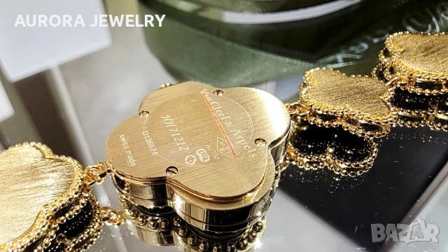 Van Cleef & Arpels VCA Black Onyx Alhambra Дамски Часовник, снимка 15 - Дамски - 53124945