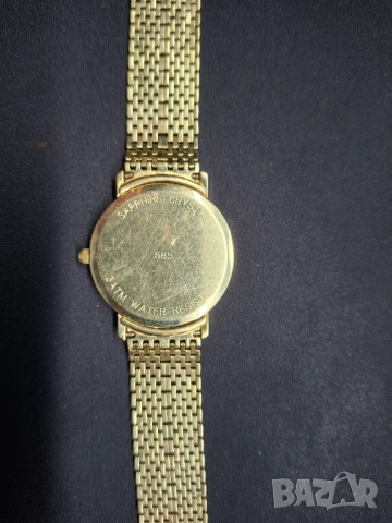 Златен 585 Geneva часоввик , снимка 7 - Колиета, медальони, синджири - 53802863