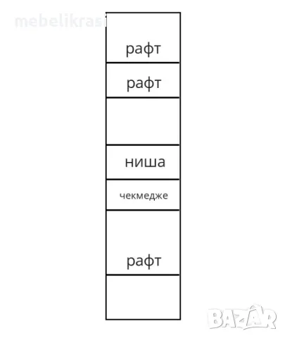 Модулно обзавеждане Вива 1, снимка 8 - Секции и витрини - 18738141