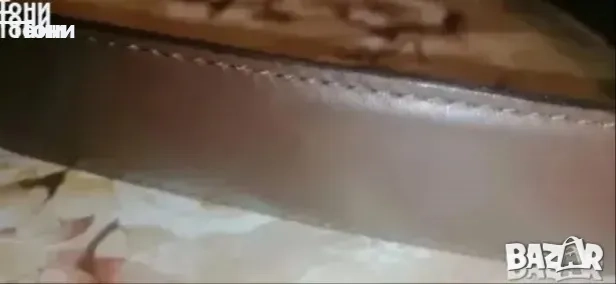 Нов Мъжки Колан Изцяло от Естествена Кожа Кафяв 130см., снимка 3 - Колани - 52791148