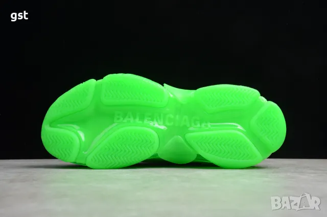 BALENCIAGA Triple S Ultra Green 💚 Баленсиага Маратонки Унисекс Редки , снимка 5 - Маратонки - 49946315