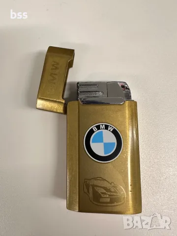 Златиста запалка BMW – метален дизайн, снимка 2 - Запалки - 56235770