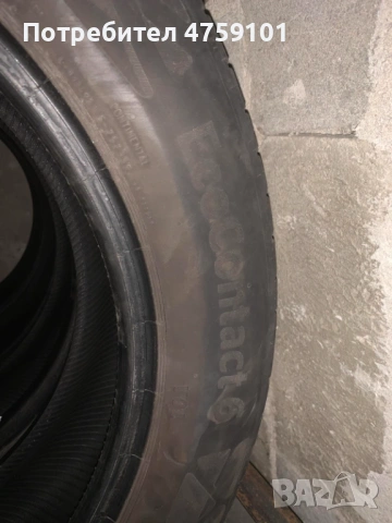 4 бр летни гуми 235/55R19 Continental EcoContact 6, снимка 3 - Гуми и джанти - 53758391