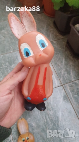 Стари гумени играчки 7 броя, снимка 2 - Антикварни и старинни предмети - 52372834