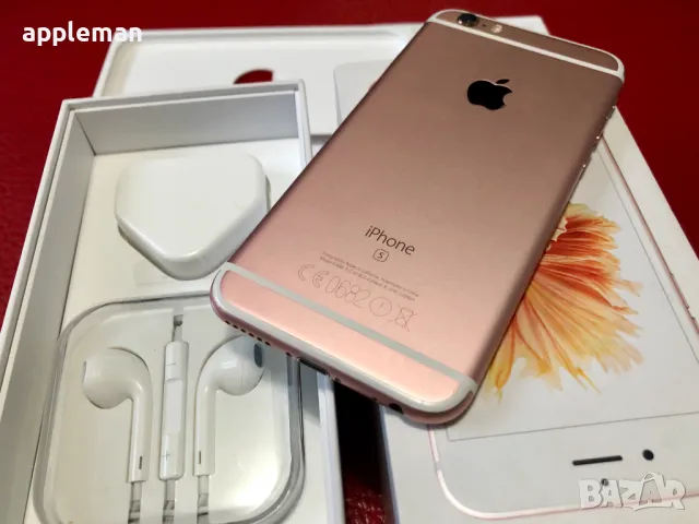 Apple iPhone 6s 16Gb Rose gold Фабрично отключен, снимка 6 - Apple iPhone - 48801632