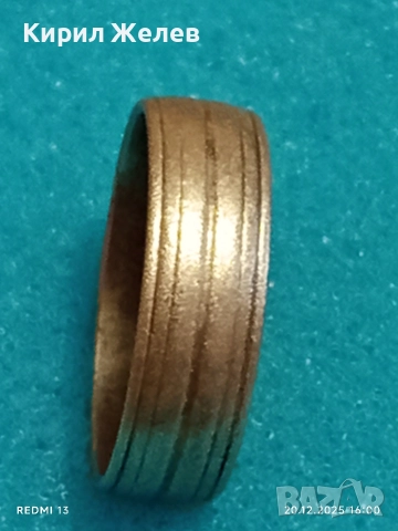 РЕТРО СТИЛНА СРЕБЪРНА ХАЛКА КЛАСИЧЕСКИ ДИЗАЙН МАЙСТОРСКА ИЗРАБОТКА 43765, снимка 3 - Пръстени - 52858166