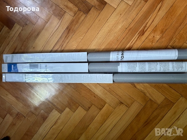 Затъмняващи интериорни ролетни щори чисто нови 80х170см 3 броя сиви, снимка 2 - Щори - 51445029