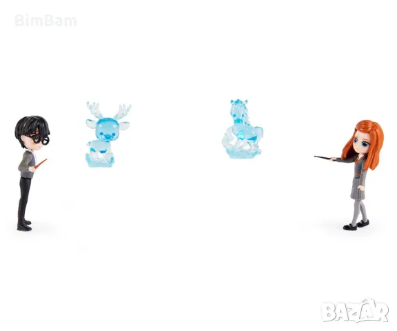 Колекционерски комплект мини фигурки Хари Потър MAGICAL minis -  Harry Potter и Ginny Weasley​, снимка 2 - Фигурки - 48024660
