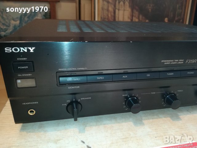 SONY TA-F319R MADE IN JAPAN 2510211528, снимка 2 - Ресийвъри, усилватели, смесителни пултове - 34578166