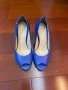 Дамски обувки висок ток кожа, снимка 2