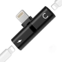 Комбиниран конектор за iPhone Lightning Splitter разклонител , снимка 1