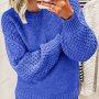 Дамски топъл дебел плетен пуловер, 5цвята - 023, снимка 5