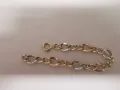Златна гривна бяло, жълто и розово злато , снимка 3