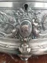 Франция 1800-те/Leopold Oudry 21см/стара френска посребрена бронзова кутия за бижута, снимка 8