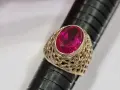 Сребърен пръстен от СССР , снимка 9