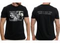Нова патриотична мъжка тениска с дигитален печат България над всичко - Героите не умират!