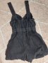 Черна дънкова рокля с цип, снимка 2