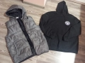 Лот Ватиран елек с качулка  и ватиран суичър , снимка 1
