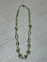 Старинна Луксозна огърлица от стъкло и сребро, снимка 2