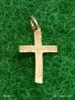 Сребърна висулка кръст нежен елегантен дизайн 52461, снимка 1
