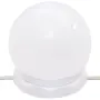 vidaXL Тоалетка с LED лампи, сонома дъб, 96x40x142 см, снимка 9