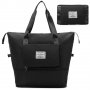 Сгъваема чанта, мини портфейл, пътническа чанта, за спорт, път или пазар, черен, снимка 2