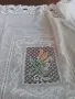 Перде с бродерия цветя 160×51см., 5€, снимка 1