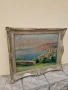 Много стара антикварна авторска картина масло  върху платно , снимка 6