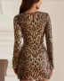 Дамска модерна рокля в леопардов цвят , снимка 7