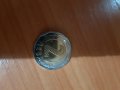 ПРОДАВАМ ЮБИЛЕЙНА МОНЕТА 2 ЛЕВА, снимка 2