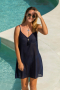 Ефирна плажна рокля, размер L и XL, снимка 1 - Рокли - 44605857