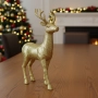 Декоративен Коледен eлен – Златист или бял, с празнични детайли, снимка 4