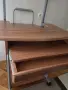 Компактно компютърно бюро с колелца, снимка 5