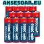 100% оригинална нова висококачествена AA батерия 1.5V 9800mAh акумулаторна AA батерия за LED светлин, снимка 12