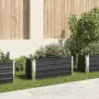 vidaXL Градинска висока леха антрацит 100x40x45 см поцинкована стомана, снимка 2