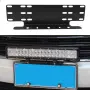Метална поставка за LED бар/Халогени за номера на МПС, снимка 1