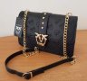 Луксозна Черна чанта Pinko/SG56P, снимка 3