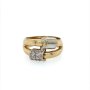 Златен дамски пръстен 5,35гр. размер:52 14кр. проба:585 модел:22167-6, снимка 1 - Пръстени - 44395059