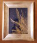"Ангелски пера".Прелестна златна акварелна картина , снимка 1 - Картини - 40531748