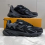 LV Runner Tatic Sneaker Мъжки Маратонки С Кутия👟Мъжки Спортни Обувки Черно Код S442, снимка 1
