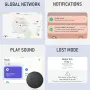 Rexzol Android Smart Bluetooth Tracker с Google Find Hub – ключодържател за намиране на вещи, снимка 3