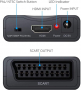 Аудио и видео конвертор, HDMI женско към SCART женско , PAL/NTSC, снимка 5