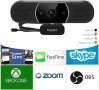 Нова 3в1 Уебкамера - 2K HD USB C уебкамера с микрофон/Високоговорител, снимка 3